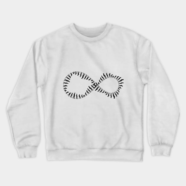 Infinite evolution Crewneck Sweatshirt by hedehede